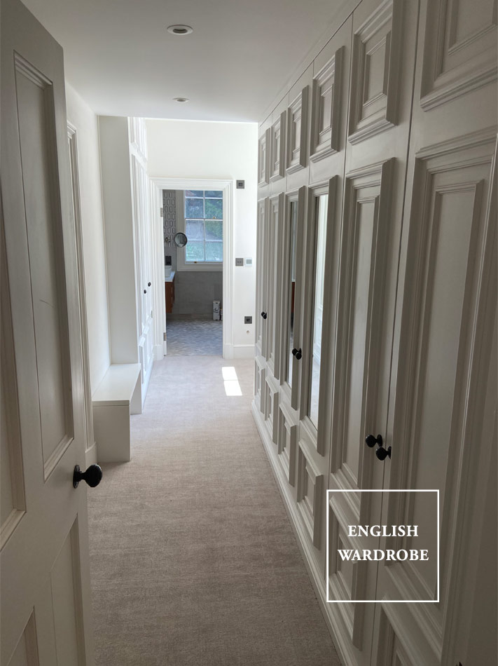 Regency House Master Dressing Room Wardrobes
